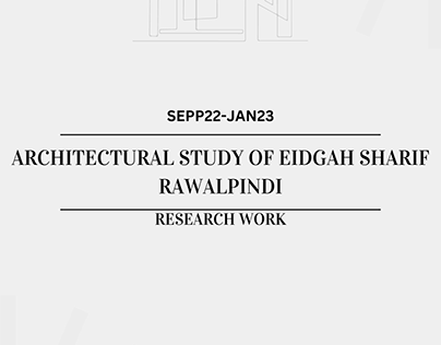 Architectural study of Haveli Eidgah Sharif,Rawalpindi