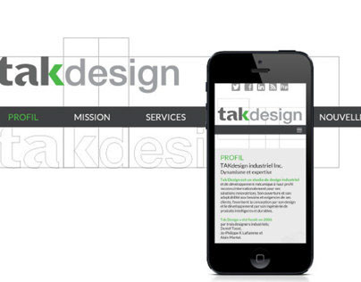 Design d’interface Takdesign - responsive web