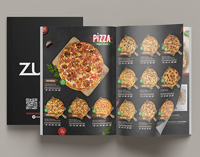 Menü Design, Logo Design, Food Photograpy ZUZU