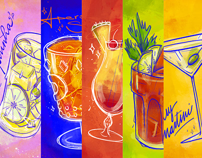 Drinks & Cocktails [illustrations]