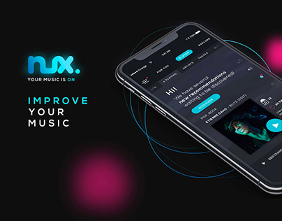 NUX Music App UI Design