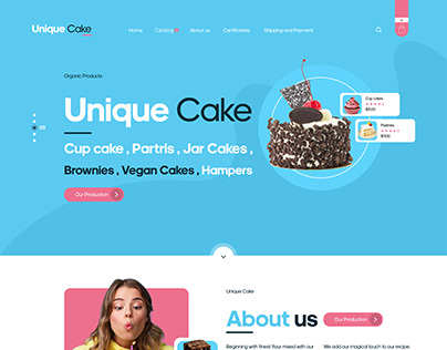 Unique Cake Web site