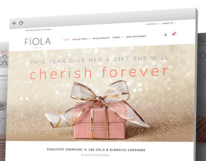 Fiola Jewelry - Website Design