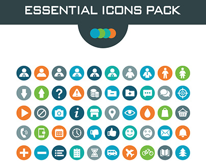 Set of universal web icons for any app or website.