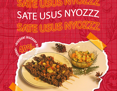 Sate Usus Nyozzz advertising