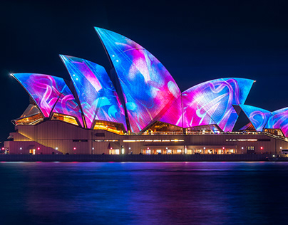 Sydney Opera House - Lighting The Sails