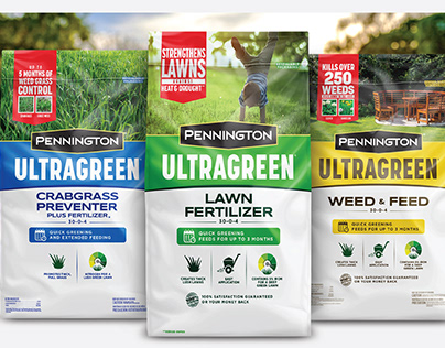 Pennington UltraGreen Lawn Fertilizer Packaging