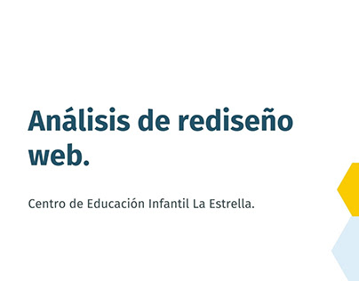 Rediseño web Escuela Infantil