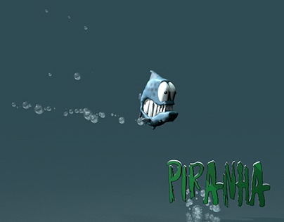 Piranha Cartoon Modeling Cinema 4D