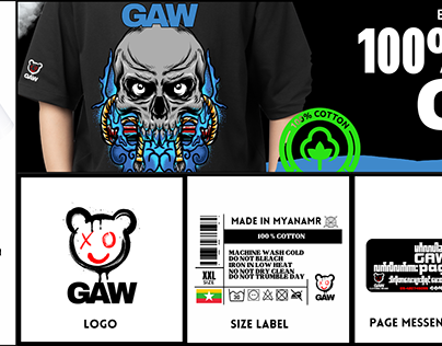 Gaw Clothing Brand - Made In Myanmar - Simple - Service