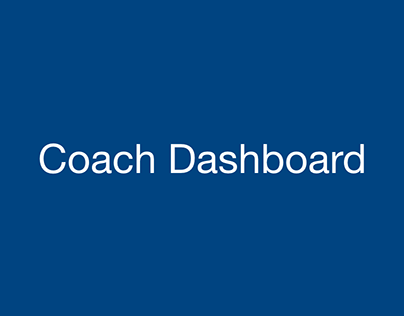 Coach Dashboard SASS View