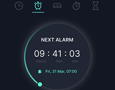 Alarm Screen UI