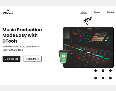 DTools Landing Page