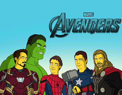 simpsons version of AVENGERS