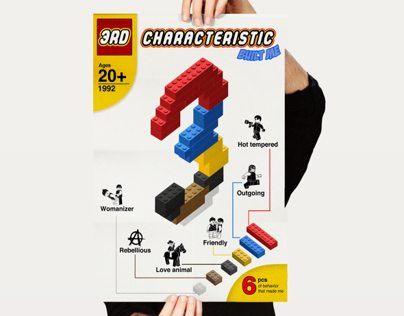 Lego inspired poster