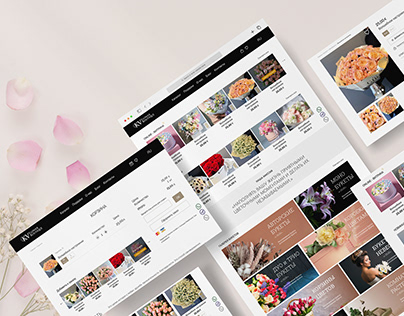 Website Flower Shop - "KV Flower Boutique"