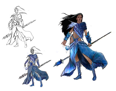 Project thumbnail - Crystalice - Character Design