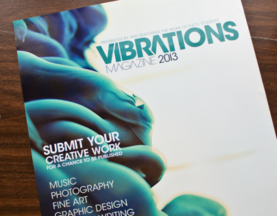 Vibrations Art Magazine - Print & Web Concept