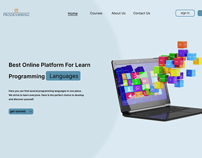 A website for learning programming languages