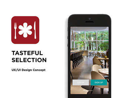 Tasteful Selection (Michelin Star Restaurant App) UX/UI