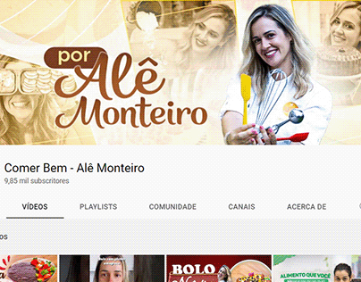 Capa Youtube - Alê Monteiro