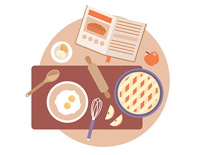 Cookbook Vector Illustration