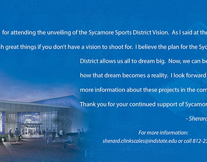 Thank you postcard. ISU Athletics