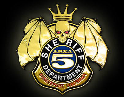 Sheriff Area 5 Police Badge
