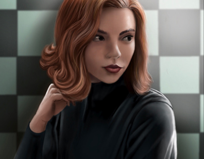 The Queens Gambit, 3d, anya taylor-joy, netflix, o gambito da rainha,  redhead, HD phone wallpaper