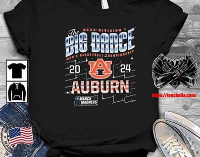 Auburn Tigers The Big Dance NCAA Men’s 2024 T-shirt