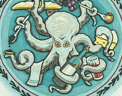 Octopus Serving Plate