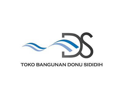 Desain Logo Toko Bangunan Donu Sididih