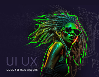 UI UX Music Festival website