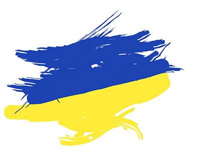 Ukraine flag scratch