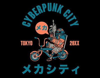Cyberpunk City Tokyo 20XX