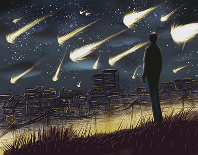 Comets falling down