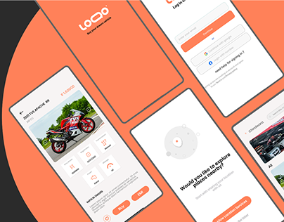 Secondhand bike and car selling app design