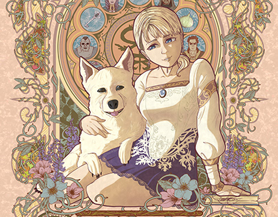 Hypothetical movie poster for Haunting ground