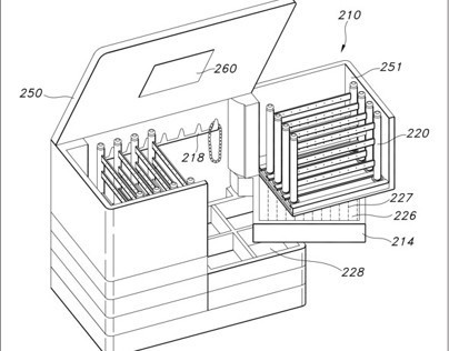 Furniture Utility Patent Drawing