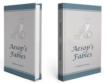 Aesop's Fables Book Cover Design