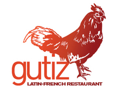 Gutiz Latin French restaurant logo design