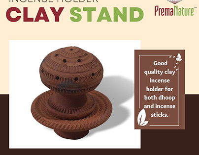 CLAY INCENSE HOLDER