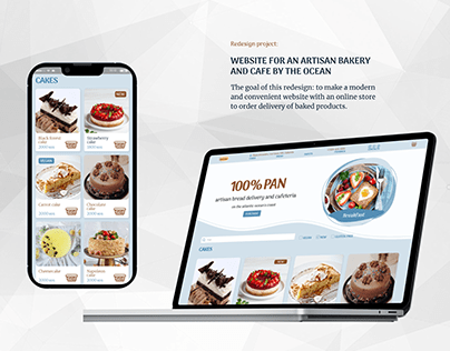 Artisan Bakery Store Website Redesign UI/UX case