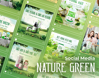 Nature Green Social post