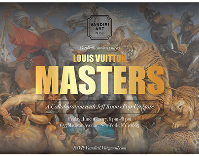 LV Masters Invitation NYC
