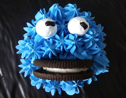Monster cupcake
