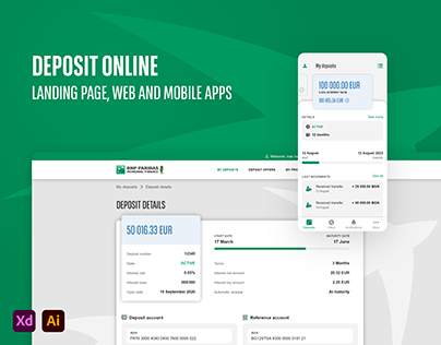 BNP Paribas PF - web and mobile apps