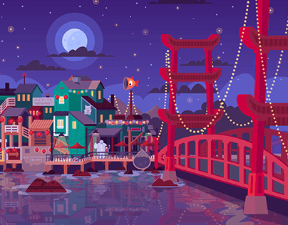 San Fransokyo - Disney Marketing Animation
