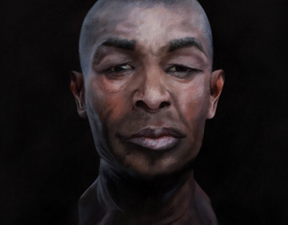 Realistic Digital painting portret