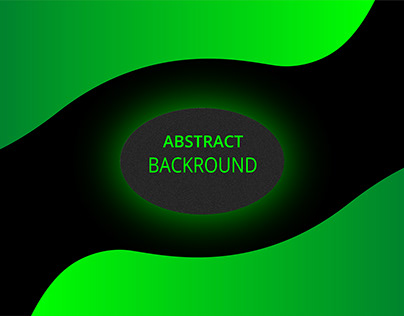 Abstract green lighting black background
